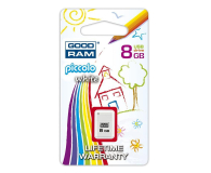 GOODRAM 8GB Piccolo biały - 155783 - zdjęcie 1